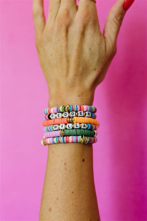 clay bead bracelets already made