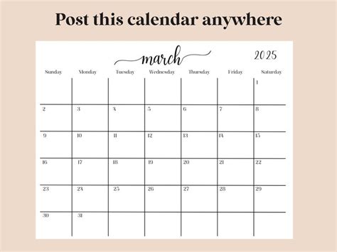 Image result for Printable Calendar 2025 Script