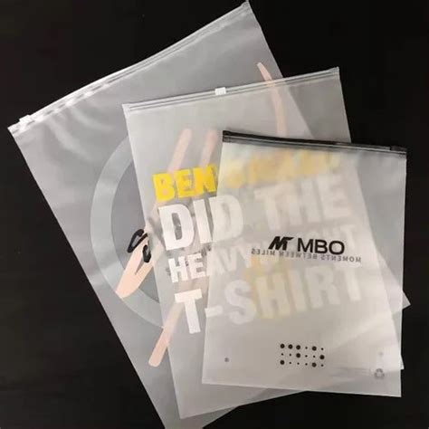 Slider Zipper Bag - Frosted Slider Zipper Lock Bag Manufacturer from Rajkot