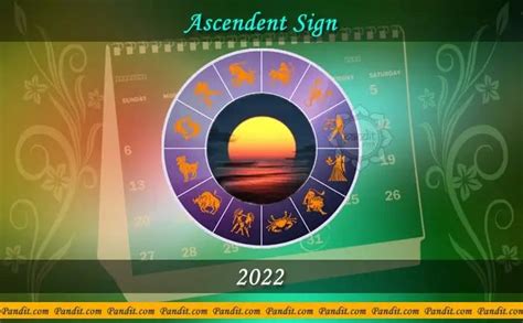 Ascendant Sign Calculator Calendar 2022 - Pandit.com