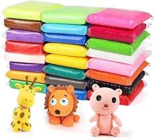 Eclet (Pack of 12) Air Dry Clay, Colorful Children Soft Clay, Creative ...