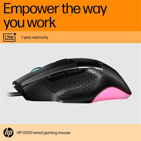 HP G200 Wired Ambidextrous Optical Gaming Mouse - HP : Flipkart.com