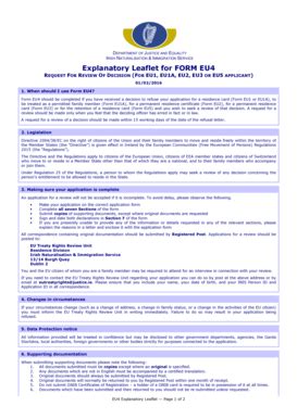 Fillable Online inis gov Form EU4 Explanatory Leaflet - Irish ...