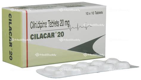 Cilacar 20 Tablet: Price, Uses, Side Effects & How to Use - MediBuddy