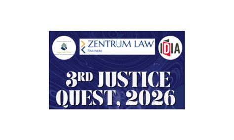 3rd Legal Justice Quest | NLIU-LAC & IDIA MP Chapter in collaboration ...