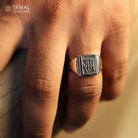 SILVER MEN'S RING – TRIBAL ORNAMENTS