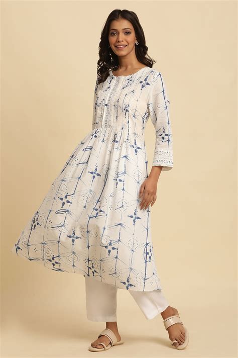Buy White Kurtas by W for Woman for woman Online in India | W for woman ...