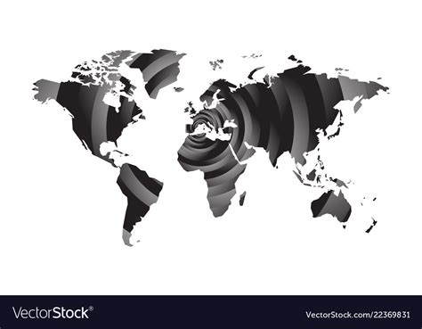 Round World Map Vector 的图像结果