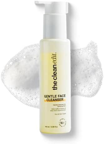 The Clean Edit Gentle Face Cleanser with Saffron & Aloe Vera | Face ...