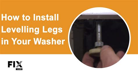 How to Fix Legs Under Washing Machine 的图像结果