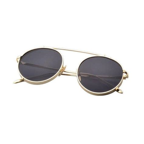 DISC Series Metal Frame Round Sunglasses - Gold Black – 4Flaunt