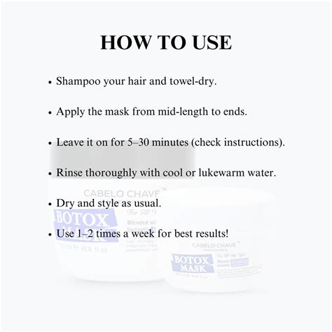 Botox Mask – Cabelo Chave