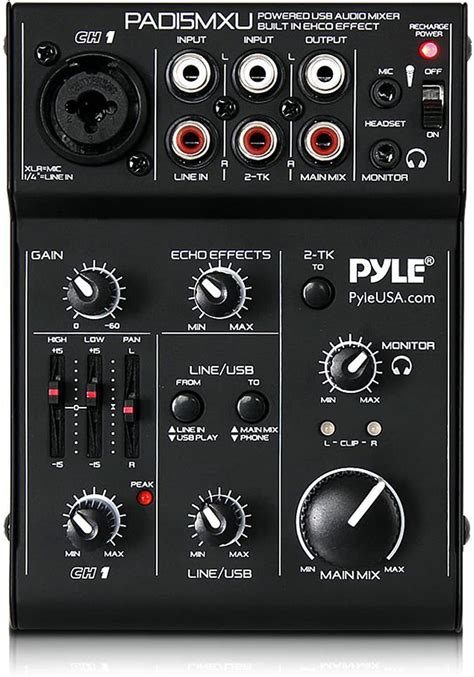 Pyle 3 Channel DJ Controller - USB Mixer Sound Audio India | Ubuy