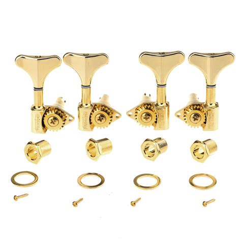 Wilkinson 2R2L 20:1 Ratio Bass Tuners Machine Heads Tuning Pegs Keys ...