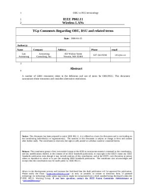 OBU vs RSU terminology. IEEE 802.11p Standard Development - mentor ieee ...
