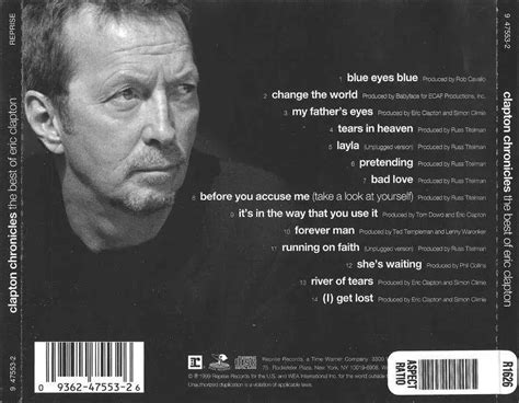 Eric Clapton - Clapton Chronicles: The Best Of Eric Clapton (1999 ...