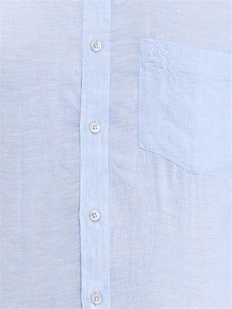 Colorplus Men Blue Comfort Fit Weft Chambray Casual Shirt – MyRaymond