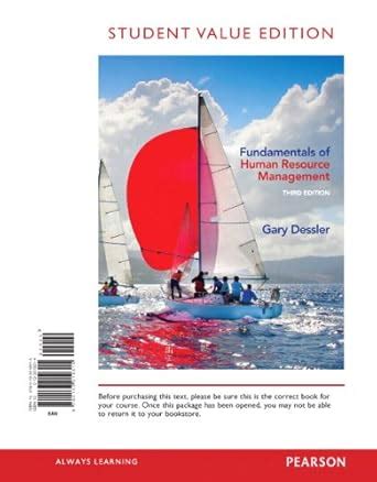 Buy Fundamentals of Human Resource Management: Student Value Edition ...