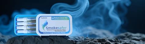 Smokesafer Advanced 4-Stage Cigarette Filter and Holder with Activated ...