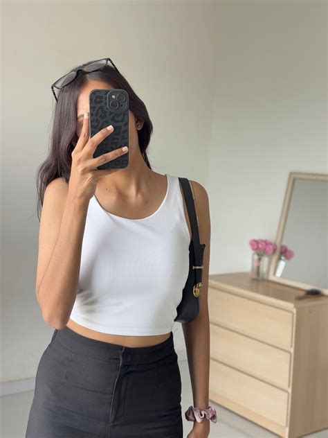 White Double Layer Cami Top – Nith Clothing