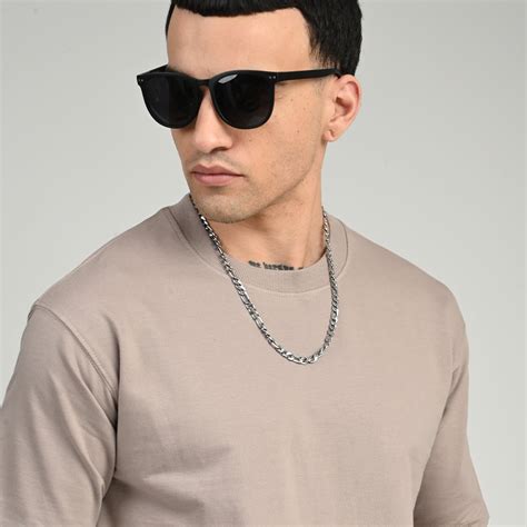Smoky Beige Oversized Solid Tee – MARTIZY