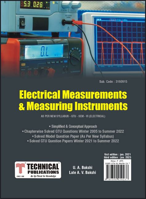 Electrical Measurement & Measuring Instruments for GTU 18 Course (VI ...