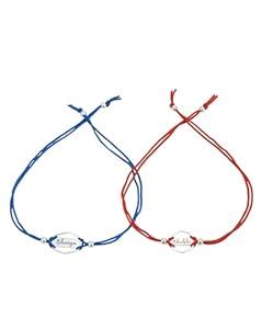 Buy Carlton London Set of 2 925 Sterling Silver Rhodium Plated Bhaiya ...