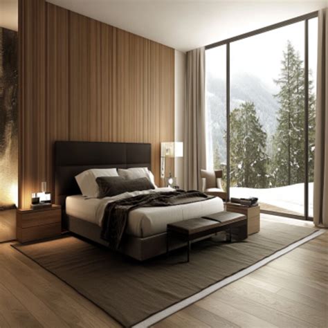 1 Beige Brown Medium Hardwood Bedroom Design Ideas & Images