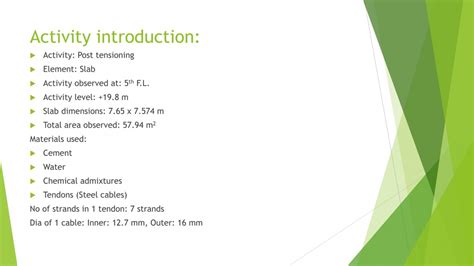 Post tensioning | CEPT - Portfolio