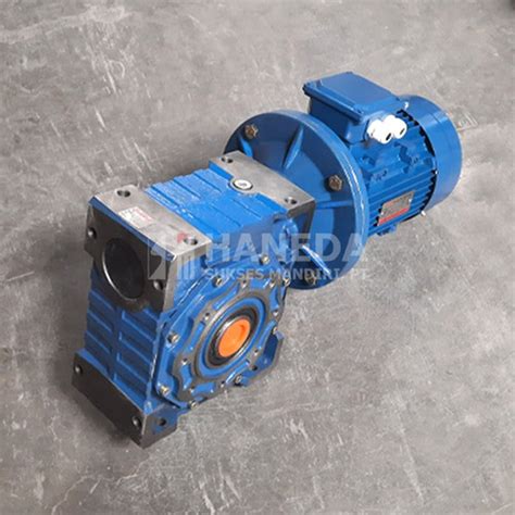 Jual Gearbox Set NMRV 110 CW 4P 4KW 5.5HP 3PHASE 1500RPM - 1:10 - Kota ...