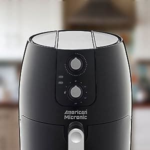 AMERICAN MICRONIC-Imported Air Fryer, 1500 Watts 5 Litre with 3.5 litre ...