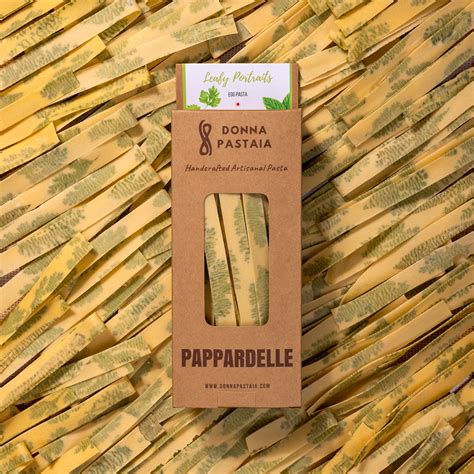 Buy Leafy Portraits Pappardelle | Gourmet Pasta – Donna Pastaia