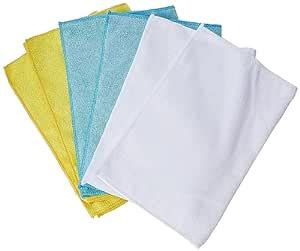 IVAZA Microfiber Cloth 40x40cms - 340GSM Multi-Color - Thick Lint ...