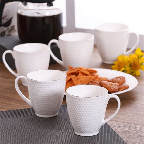 Buy Omega Impression Coffee & Tea Mugs, 220ml, Set of 6 Online – Clay ...