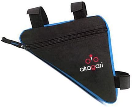 Akagari Bicycle Triangular Bag Water Resistant (Black Blue) : Amazon.in ...