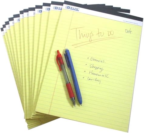 ATB Micro Perforated Legal Pads - 50 Sheets, Letter Size India | Ubuy