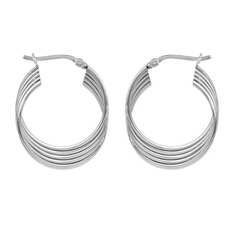 LeCalla - Buy 925 Sterling Silver Fancy Hoop Earrings for Women