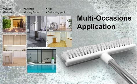 ONEFLESH Multifunctional 2 in 1 Bathroom Cleaning Brush with Long ...