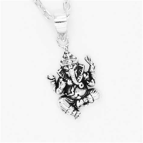 Ganpati Silver Pendant – SILBERUH