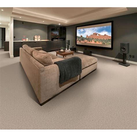 Style Selections Dialed In II Bare Mineral Tan 35-oz sq yard Polyester ...