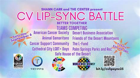 CV Lip Sync Battle, Palm Springs Cultural Center, 6 September 2025 ...