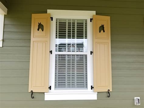 Vinyl Shutters With Cutouts Shuttercraft