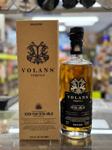 Volans Extra Anejo Tequila finished in French Oak 96 Proof - Cypress ...