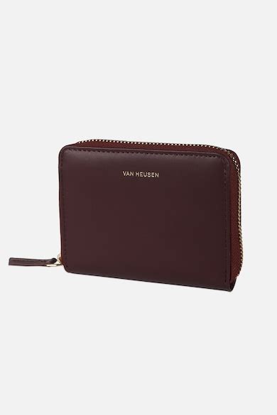 Buy Women Maroon Solid Casual Wallets Online - 39830051 | Van Heusen