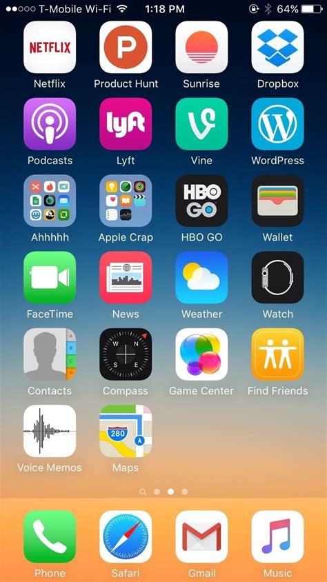 Change layout home screen iphone 4 | Iphone home screen layout ...
