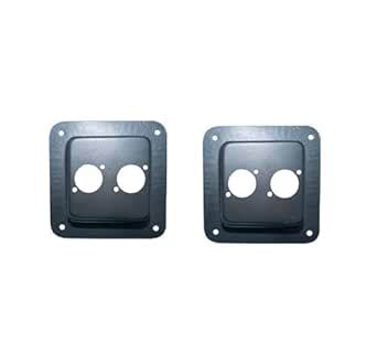 Ovicart Metal Terminal Plate For Speaker Box Speak On XLR 2 : Amazon.in ...