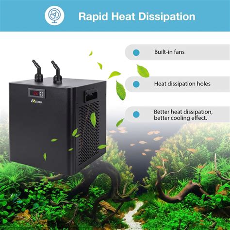 Buy Ezcasch Aquarium Chiller, 79gal 1/3 HP Water Chillers, Hydroponic ...