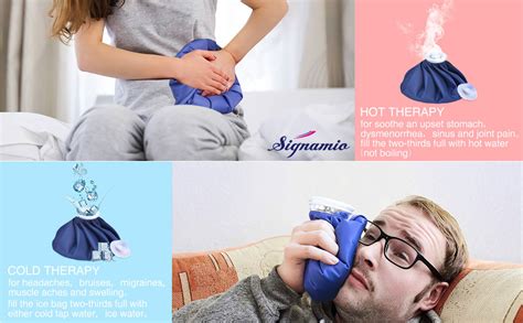 SIGNAMIO® Ice Bag for Cold Hot Water Bag Pain Relief Ice Pack Gel Bag ...