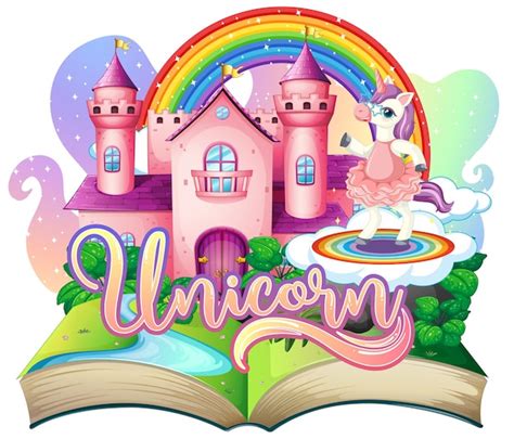 3d pop up book with fairy tale theme | Free Vector