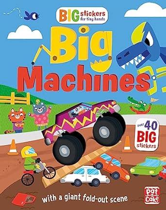 Buy BIG MACHINES: With scenes, activities and a giant fold-out picture ...